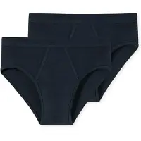 Schiesser Herren Slips 2er Pack - Feinripp, Sportslip, Cotton Essentials