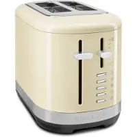 KitchenAid 5KMT2109EAC, 2 Scheibe(n), Cremefarben, Metall, Kunststoff, Tasten, Niveau, 980 W, 220 - 240 V