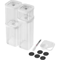 Zwilling - Fresh & Save, CUBE Set - transparent-white - S / 6-pcs