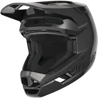 ABUS Downhill Helm HiDrop – ASTM-er Fullface Helm mit ABS-Außenschale für MTB: Downhill, Enduro und Bikepark – für Erwachsene und Jugendliche – Schwarz, Größe XL (61-62 cm)
