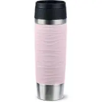 EMSA Thermobecher "Travel Mug Classic Wave", 6h heiß, 12h kalt, 100% dicht, spülmaschinenfest, 360-Trinköffnung