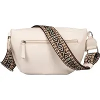Tom Tailor Bauchtasche "Palina" aus weichem Lederimitat mit effektvollem Schulterriemen