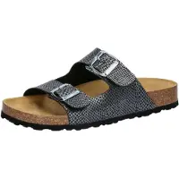 Lico Pantolette Bioline Platino Rosegold, Synthetik/Leder, verstellbare Schnallen, Größe 38
