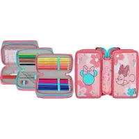 Scooli MIUX0421, Weiches Federmäppchen, Pink, Abbildung, Drinnen, Mädchen, Reißverschluss