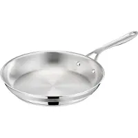 Tefal Bratpfanne "Jamie Oliver E31104 Cook Smart", Edelstahl 18/10, unbeschichteter Edelstahl, Thermo-Fusion, induktionsgeeignet