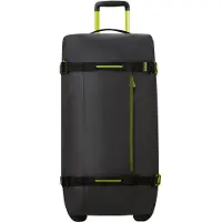American Tourister URBAN TRACK Duffle/WH L Coated Rollenreisetasche black/lime