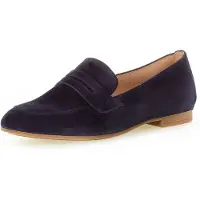 Gabor Loafer Slipper,Businessschuh mit dezentem Blockabsatz