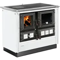 Justus | Küchenofen | Rustico-90 2.0 | 7 kW | Weiß, rechts
