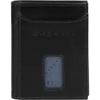 Bugatti Geldbörse "SECURE SLIM", Damen, schwarz, Leder, Kleinlederwaren Geldbörse, echt Leder