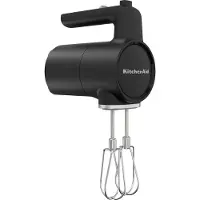 KitchenAid 5KHMR700BM, Handmixer, Schwarz, Mixen, 0,91 m, MATTE BLACK, 1100 RPM