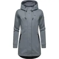 Ragwear Kapuzensweatjacke "Letti Bonded" Sportliche Kapuzenjacke in Feinstrick-Optik