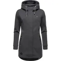Ragwear Kapuzensweatjacke "Letti Bonded" Sportliche Kapuzenjacke in Feinstrick-Optik