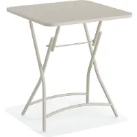 Essentials Breeze Bistro Klapptisch Metall – Beige