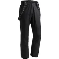 Maier Sports Skihose "Anton slim 2.0", Herren, Gr. 44, Normalgrößen, schwarz, 100% Polyester, Hosen Skihose, Herren Schneehose mit Hosenträgern, wind/wasserdicht, Slim Fit