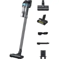 Samsung VS20B75BGR1/WD, Jet 75E PetPRO, 2-in-1-Stabstaubsauger, Beutellos, Schwarz, Chrom, Rechteckig, Trocken, Multizyklonisch