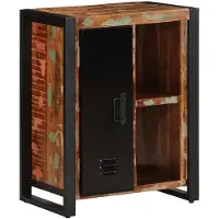 vidaXL Sideboard Mehrfarbig 55x35x70 cm Altholz Massiv