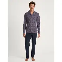 Calida Pyjama "Relax Imprint" 2 tlg. mit feinem, glattem Stoff für erhöhten Komfort
