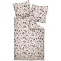 Janine LOESCHEN Design Feinbiber-Bettwäsche-Garnitur DAVOS 65154 Farbe lila weinbeere Größe 135x200+80x80