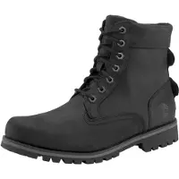 Timberland Schnürboots "Rugged WP II 6in PT Bt", Herren, Gr. 40, schwarz, Nubukleder, Schuhe Schnürboots, Winterstiefel, Schnürstiefel, Winterschuhe, wasserdicht