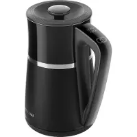 Hyundai Wasserkocher VK309, 1,7 Liter, 2200 Watt, Temperaturwahl, Warmhaltefunktion, doppelwandig