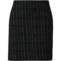 Comma Skirts Grey/black Größe: 44 | Miniröcke Outlet | Damen | Grau