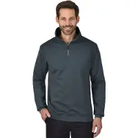 Trigema Sweatshirt "Sweatshirt mit Reißverschluss", Herren, Gr. L, grau (anthrazit), Sweatware, 70% Baumwolle, 30% Polyester, Basic, lang, ohne Ausschnitt, Sweatshirts Sweatshirt