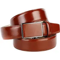 Anthoni Crown Ledergürtel , Herren, Gr. 100, braun (cognac), Leder, unifarben, Gürtel Ledergürtel, Trendige Gürtel für Anzüge und Freizeit