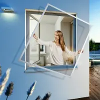 Windhager Insektenschutz-Fensterrahmen "EXPERT Spannrahmen", BxH: 140x150 cm