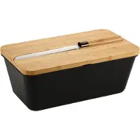 Kesper Brotkasten "Brotbox mit Messer", (Set, 3 tlg.), inkl. integriertem Brotmesser