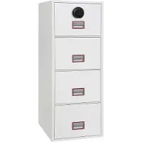 Phoenix Hängeregistraturschrank World Class Vertical Fire File FS2254K/E/F, feuergeschützt, mit Fingerprintschloss