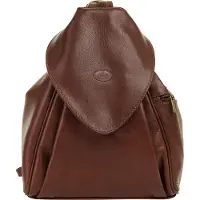 Piké Cityrucksack "ANNA MARIA" echt Leder, Made in Italy