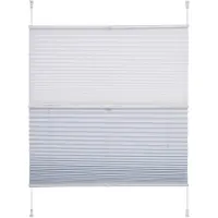Liedeco Plissee "Day & Night" Lichtschutz ohne Bohren verspannt Faltenstore
