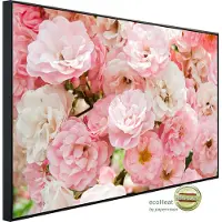 Papermoon Infrarotheizung "Rosa Rosen" sehr angenehme Strahlungswärme