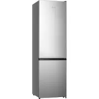 Gorenje Kühl-/Gefrierkombination "NRK 620 AA1XL4", Energieeffizienz: A, silber (inox), Rechtsanschlag, wechselbar, Kühlschränke, Energieeffizienzklasse A, Kühl-/Gefrierkombination