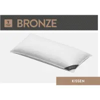 Spessarttraum 3-Kammer-Kopfkissen "Bronze", Füllung: Außen: 90% Daunen,10% Federn; Innen: 100% Federn, Bezug: 100% Baumwolle, (1 St.), hergestellt in Deutschland, allergikerfreundlich