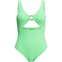 Roxy Badeanzug "Color Jam", Damen, Gr. XL, grün (absinthe grün), 93% Nylon, 7% Elasthan, Badeanzüge Badeanzug