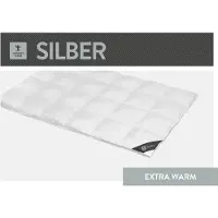 Spessarttraum Daunenbettdecke "Silber", extrawarm, Füllung 100% Daunen, Bezug 100% Baumwolle, (1 St.), hergestellt in Deutschland, allergikerfreundlich