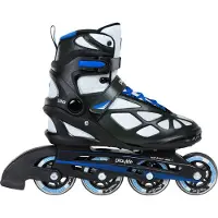 Playlife inline-Skates Uno Black 80 softboot 82A schwarz Größe 37
