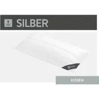 Spessarttraum Baumwollkissen "Silber", (1 St.), hergestellt in Deutschland, allergikerfreundlich