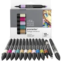 Promarker 12er-Set + Blender (Manga Romance)