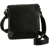 Mustang Leder Umhängetasche Valencia Pisco Shoulderbag Black schwarz