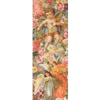 Architects Paper Fototapete "Angel In Paradise" Floral Tapete Natur Engel Bunt Tapete Floral Panel 1,00m x 2,80m