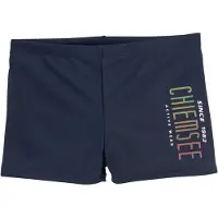 Chiemsee Boxer-Badehose , Kinder, Gr. 110/116, N-Gr, blau (marine), Polyamid, Badehosen Boxer-Badehose, mit Logodruck