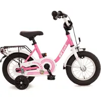 Bachtenkirch Kinderfahrrad Bibi 12,5 Zoll pink weiß