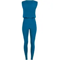 Winshape Jumpsuit "JS102LSC", Damen, Gr. M, Normalgrößen, grün (teal grün), 85% Polyester, 15% Elasthan, Rundhals, Overalls Jumpsuit, Functional Comfort