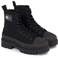 Tommy Hilfiger Schnürschuhe Tjw Foxing Canvas EN0EN02216 Schwarz 40