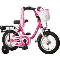 Bachtenkirch-Interbike Bachtenkirch Kinderfahrrad Dream Cat 12,5 Zoll purpur weiß