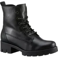 Gabor Biker Boots Damen Stiefelette Schnürschuh schwarz 37