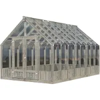 Palmako Gewächshaus "E milia" 13,8 m², inklusive automatische Dachentlüftung