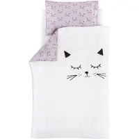 Träumeland Babybettwäsche "kuschelweiche Bettwäsche Schmusekatze"